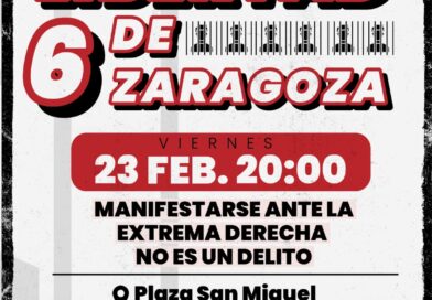 Manifestación: Libertad 6 de Zaragoza