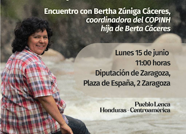 Berta vive: justicia, tierra y dignidad.