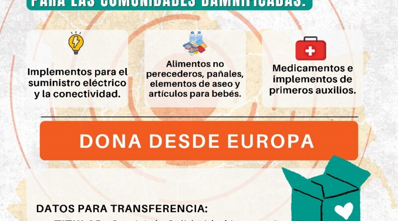 ¡Súmate a la Solidaridad de los Pueblos!