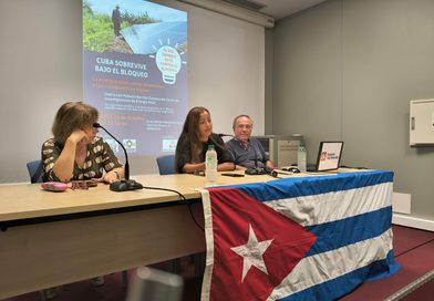 Especialista del Centro de Investigaciones de Energía Solar explicó en Zaragoza cómo Cuba sobrevive bajo el brutal bloqueo petrolero de EE. UU.